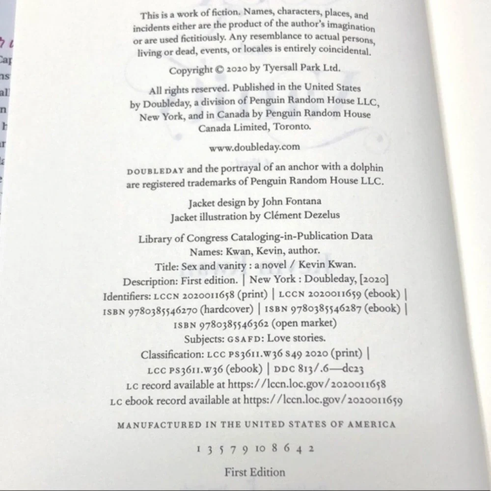 Kevin Kwan Sex and Vanity Novel